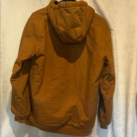 Carhartt Tan Hooded Zip-Up Jacket - Picture 4 of 4